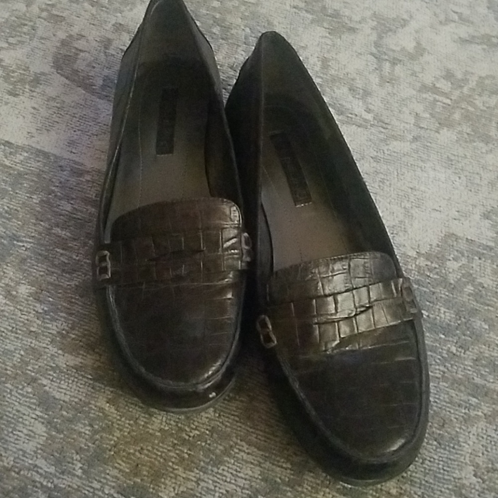 Brown loafers